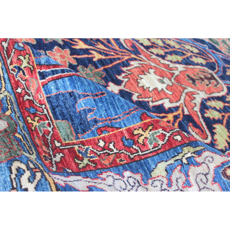 Transitional One-of-a-Kind Rectangle 9 X 11'6" Hand Knotted Area Rug