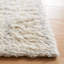 Tapis en laine / coton touffeté à la main Pedra en argent / ivoire-279378194