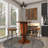 Warrington Wood Bar Height Dining Table with Foot Rest