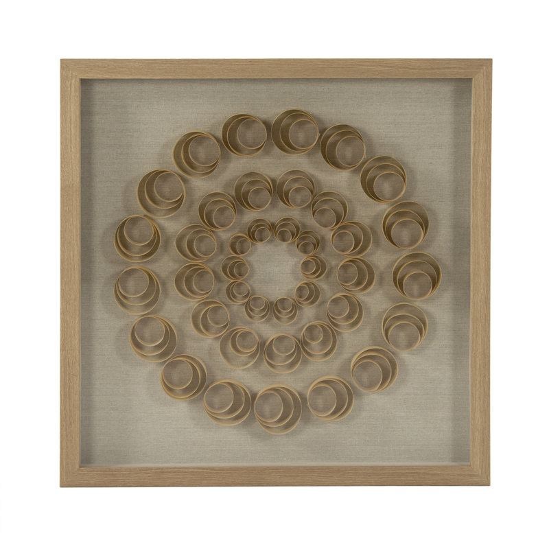 Abstract Rolled Print