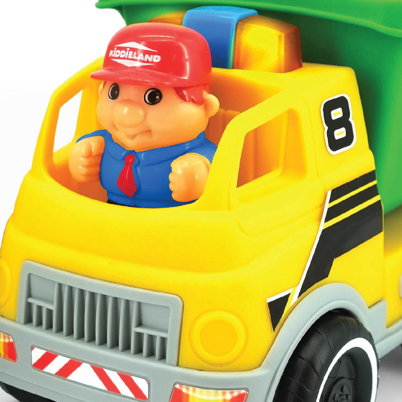 Lumière et son: camion à benne basculante