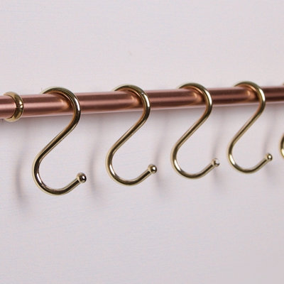 QuirkHub Copper Utensil Rail Holder