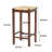 Mango Wood Barstool With Rope Weaved Seat