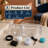 90oz/2.7L Glass Automatic Pet Fountain for cats and small dogs, featuring a quiet pump and an easy-clean design.