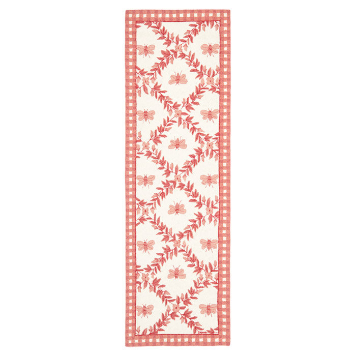 Kinchen Hand Hooked Wool Animal Print Rug