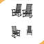 Ensemble de chaises berçantes d'extérieur, 2 pièces-1701342074