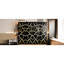 Modern Queen Bed With Print, Led Lighting & Charging, Black Queen-size Pattern, Lights Built-in ,