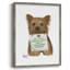 «Love and Yorkshire Terrier», reproduction encadrée - bois massif-109977312
