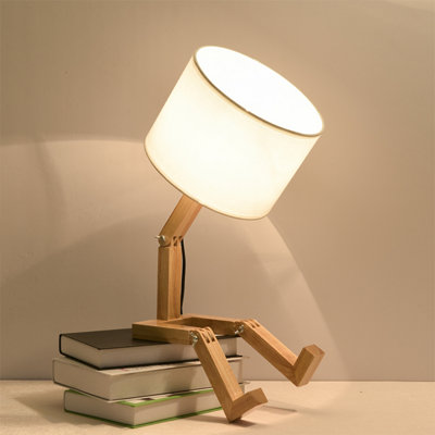 Audusinda 17" Brown Table Lamp