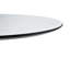 Table de salle à manger, diamètre 100 cm rond, blanc, marbre, 1 pièce par litre
