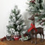 Flocked Angel Pine Artificial Mini Christmas Tree - 19" - Unlit