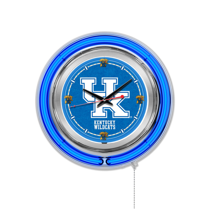 Horloge murale 15 po NCAA, UK de Kentucky