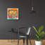 «Yellow Petals» par St. Hilaire Elizabeth, art mural en verre acrylique, 12 po x 12 po-29253498