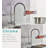 Single Handle Pull Down Sprayer Kitchen Sink Faucet