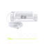 Système de chloration au sel, cellule de chloration pour piscine compatible avec Hayward W3T-Cell-15 (T15), système à eau salée pour piscine creusée jusqu'à 40 000 gallons, ligne électrique de 15 pi, blanc