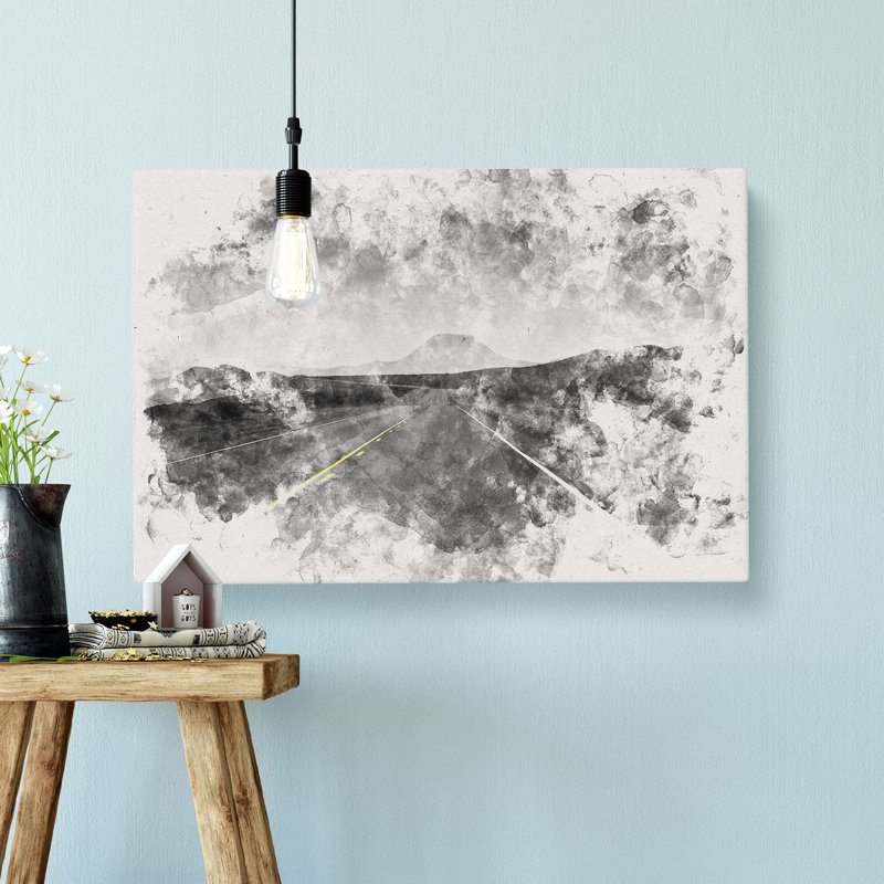 The Road to Texas - Wrapped Canvas, 50cm H x 76cm W x 3cm D