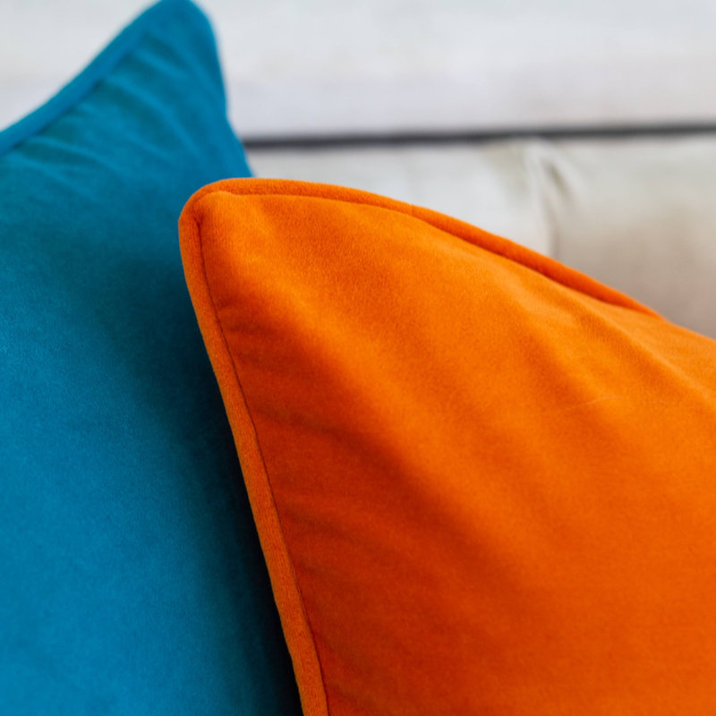  Square Pillow Cover & Insert, Orange