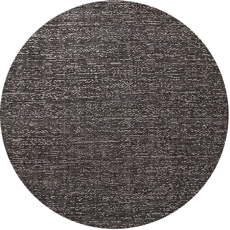 Tapis noir, Rond 5 pi