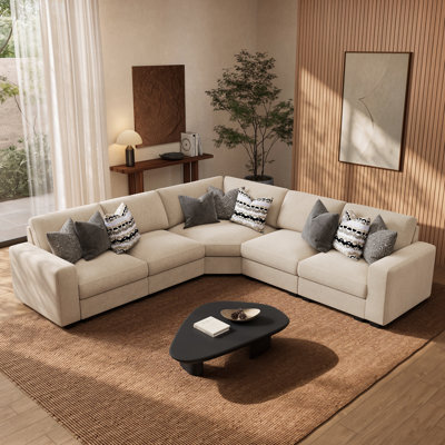 Canapé modulaire moderne en L