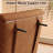 3-In-1 Collapsible Corduroy Sofa Chair Bed, Foldable And Adjustable Sleeper Sofa(Caramel)-532409062