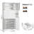 Satavia 70.9'' Kitchen Pantry with LED Lights and Charging Station, Microwave Shelf-537543756