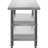 VEVOR Stainless Steel 60 in. L x 14 in. W x 34 in. H Adjustable Prep Station-97811092