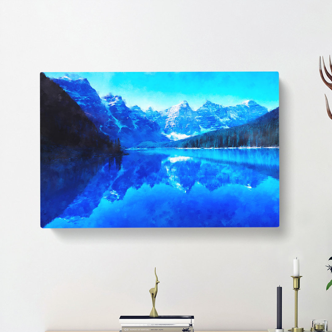 Moraine Lake In Banff Canada - Wrapped Canvas
