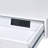 White High Gloss And Chrome Writing Desk With USB Port For Modern Home Office And Device Charging-1066832016
