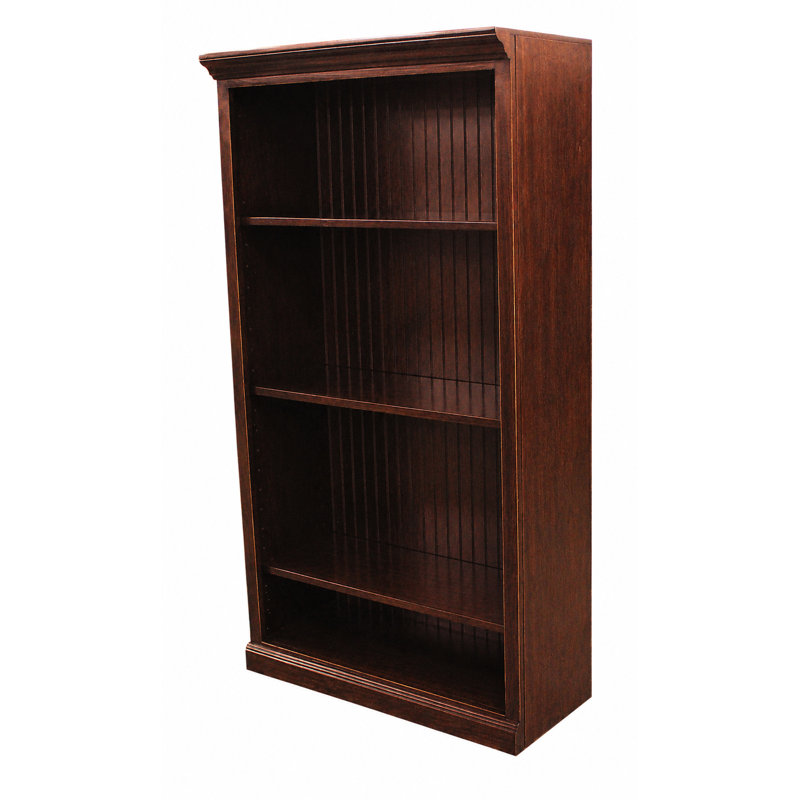 Sherita Bookcase, European Cherry, (3 Shelves) 60” H x 32” W x 14.25” D
