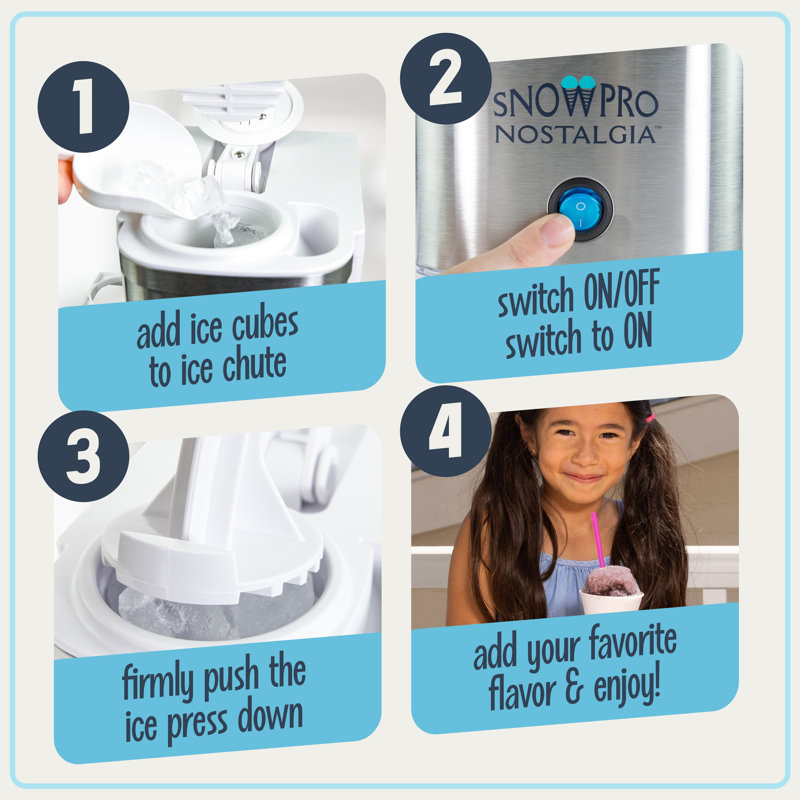 Nostalgia SnowPro Shaved Ice & Snow Cone Maker