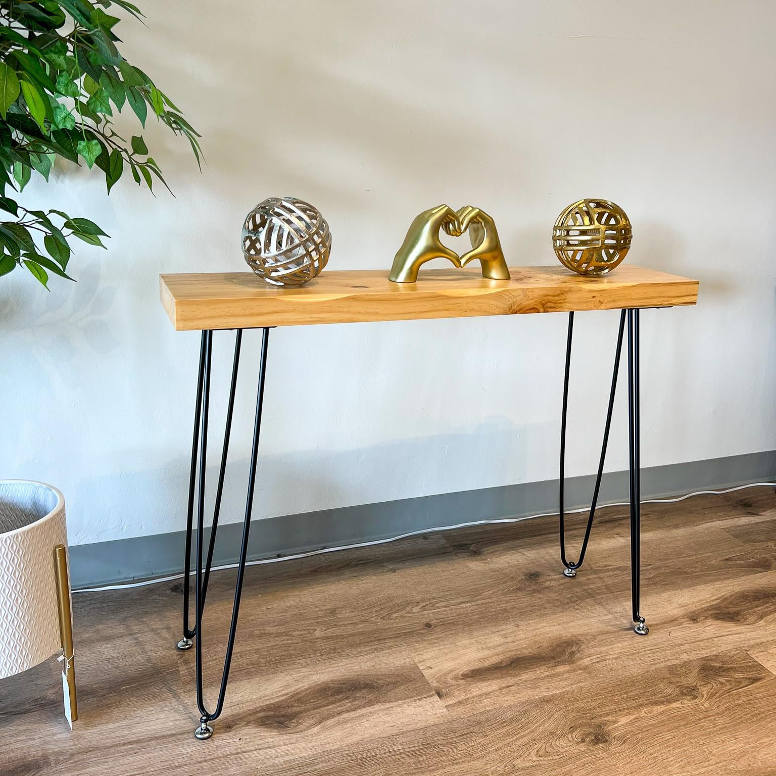 Ophelia & Co. 40-Inch Solid Wood Entryway Console Table - Wayfair Canada