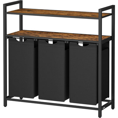 Bhargava Fabric and Steel Laundry Hamper