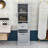 Modern Bathroom Storage Cabinet with Adjustable Shelves & Soft-Close Hinges-1479401767