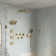 Wall Mounted Dual Shower Head Thermostatic Rainfall Shower System with 3 Body Jets and Storage Shelf