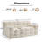 65'' Upholstered Boneless Tufted Loveseat Sofa-813338058