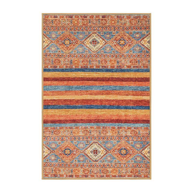Abstract Indoor Rug, Runner 2' x 5'