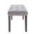 Heng Ming Upholstered Tufted Bench Ottoman , Velvet Dining Bench Bedroom Bench  Footrest Stool Accent Bench For Entryway Dining Room Living Room, Light Gray-1339534436