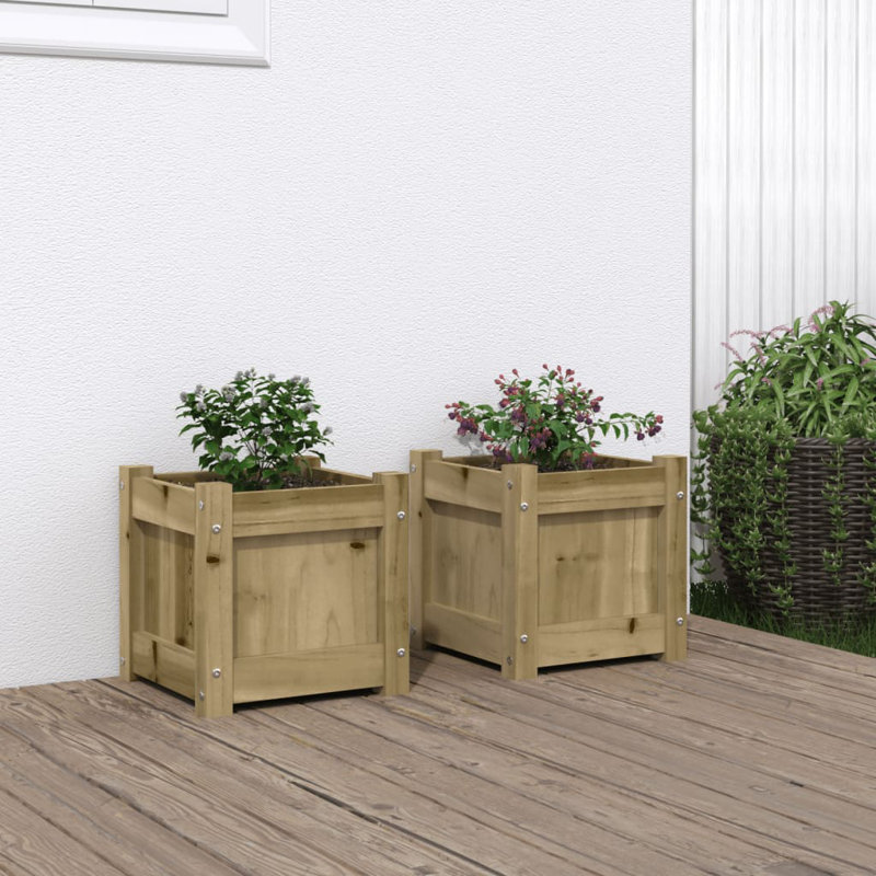 Bartolot Planter Box, Impregnated Wood Pine