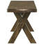Banc en bois Knotty Nutmeg
