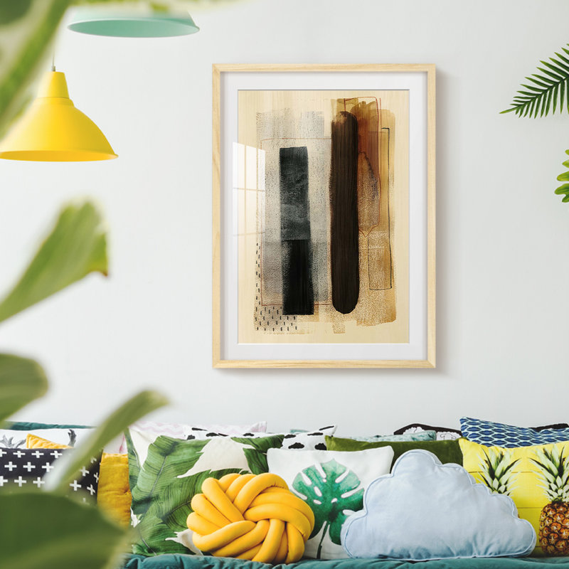 Burnt Toast I - impression encadrée, Naturel, H 28,5 po x l 20,5 po