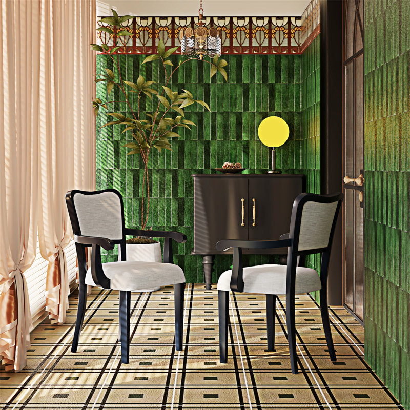 Fauteuils rembourrés (ensemble de 2), Noir