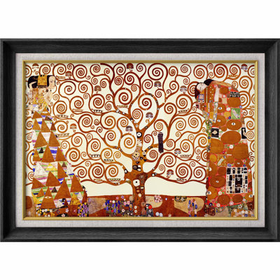 «Famous Artwork Tree of Life» par Gustav Klimt, reproduction d'art sur papier