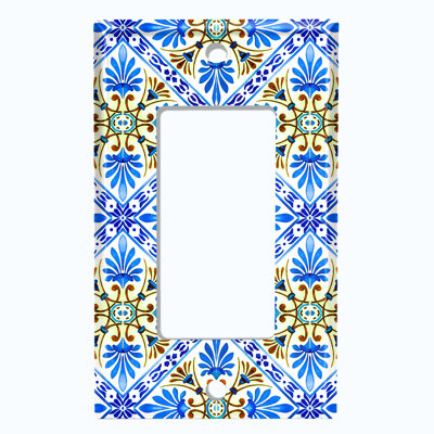 Plaque murale berçante Elegant Tile 1-Gang