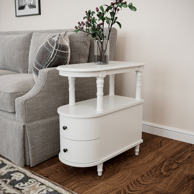 Francom End Table, White
