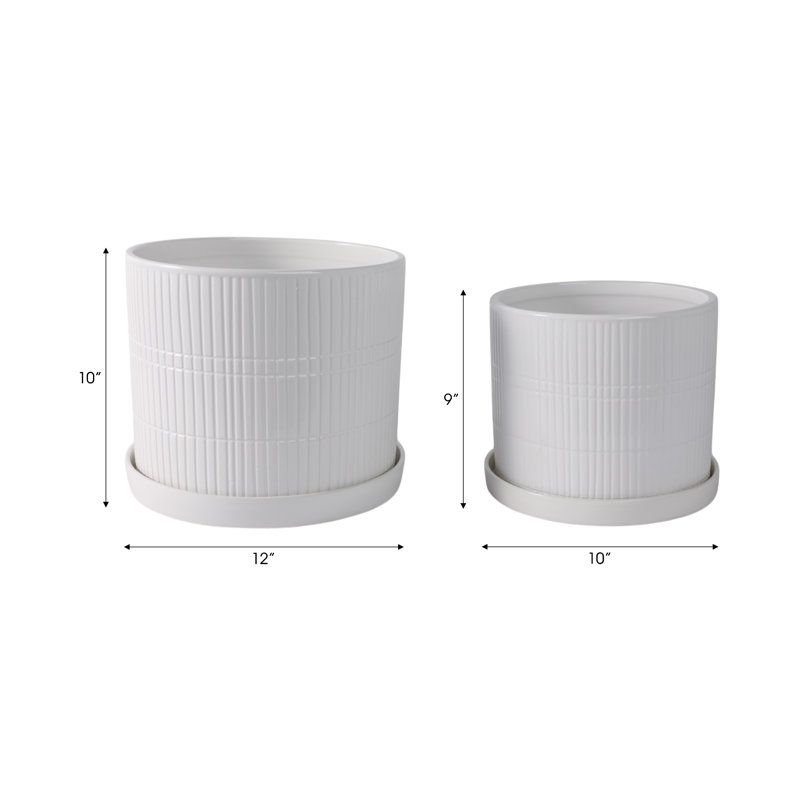 Handmade Ceramic Planter Set