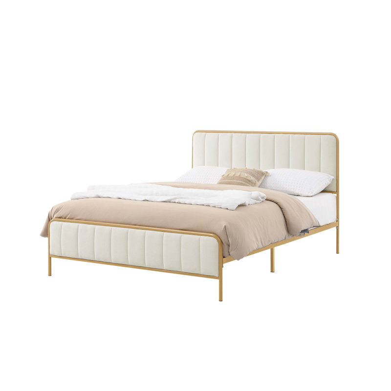 Base de lit tapissier Ashley