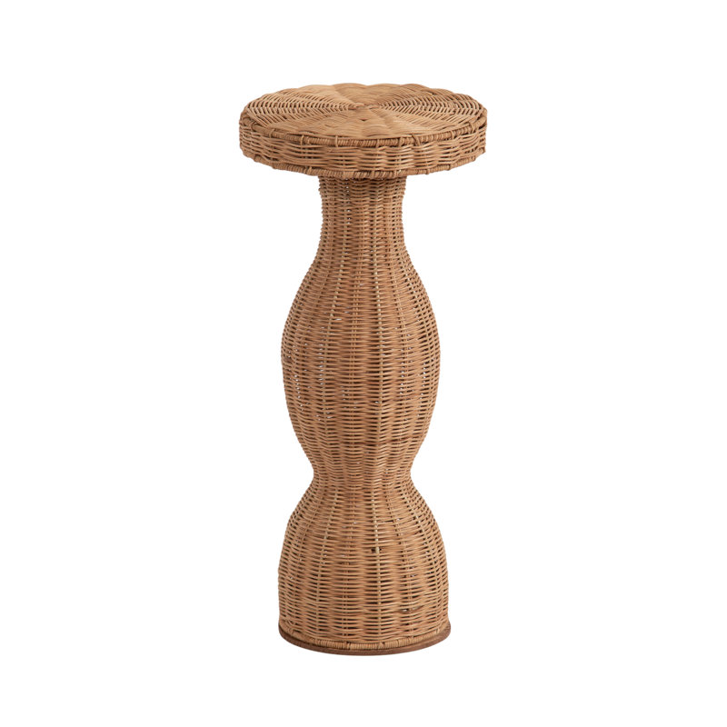 Sculptural Round Boho Drink Table