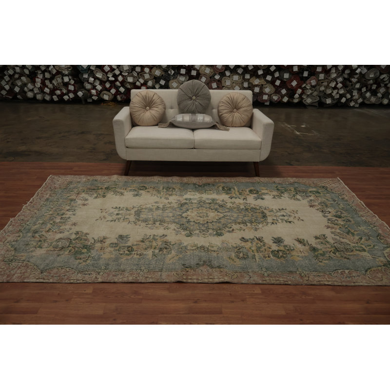 Tapis vieilli sophistiqué 6 x 10