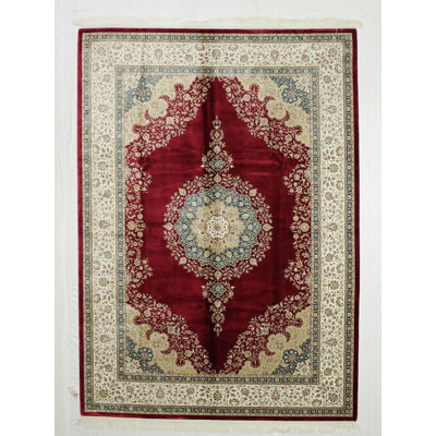 Silk Floral Indoor Rug