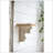 Distressed Brown And Wooden Wall Shelf With Corbel Design